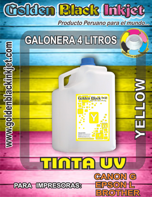Tinta UV, Galonera 4 Litros